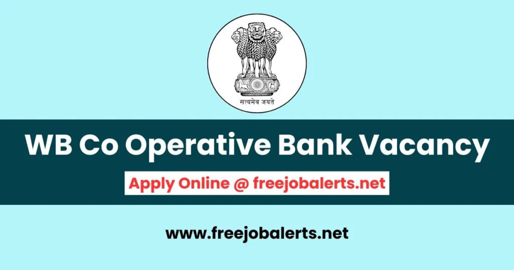 WB Co Operative Bank Clerk Recruitment 2024